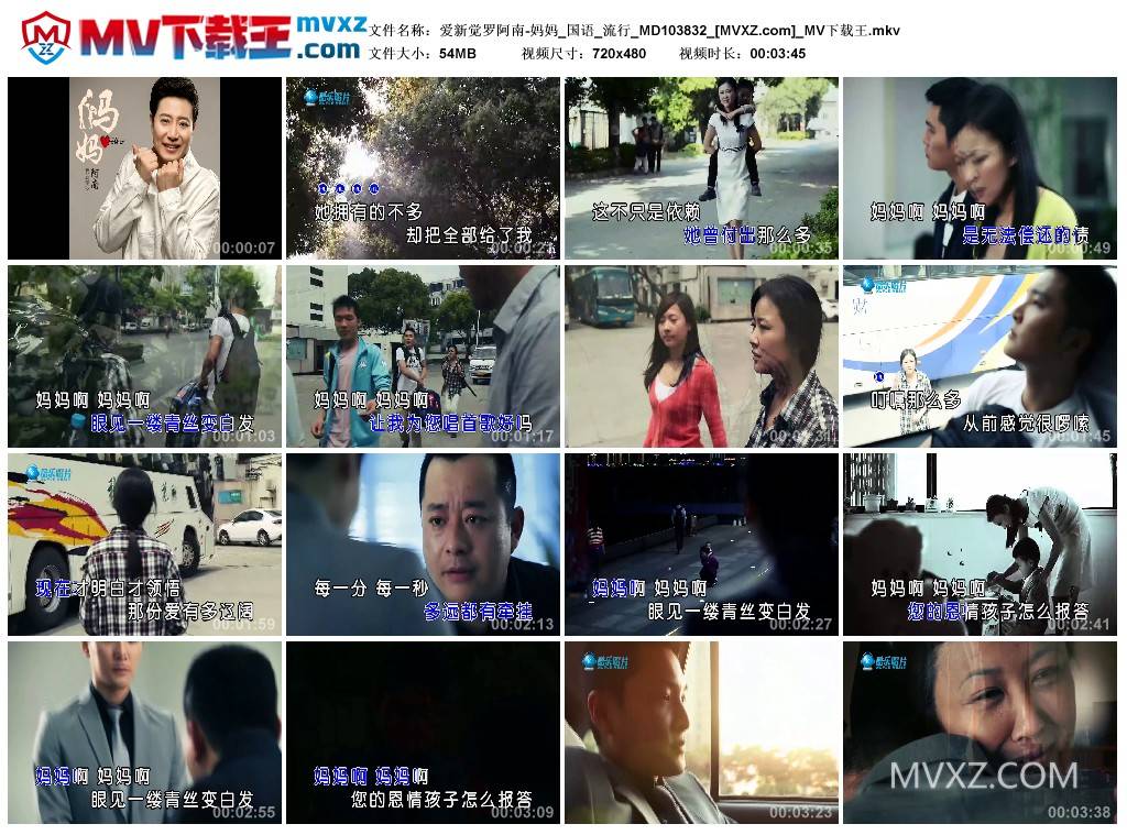 爱新觉罗阿南-妈妈_国语_流行_MD103832